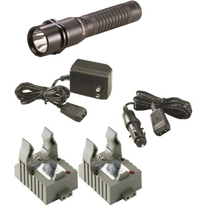 Streamlight Strion 375 Lumen Rechargeable Flashlight with 2 AD/DC Chargers and Holders - Main Image