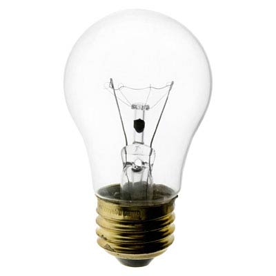 Satco 40W E26 A15 Clear Incandescent Bulb