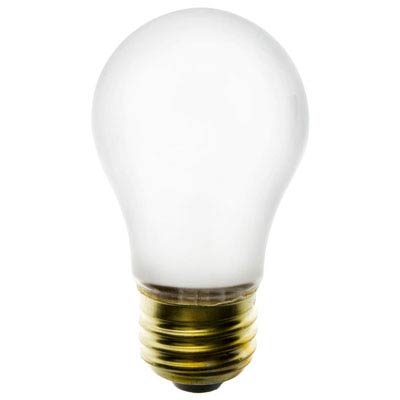 Satco 40W E26 A15 Frosted Incandescent Bulb - Main Image