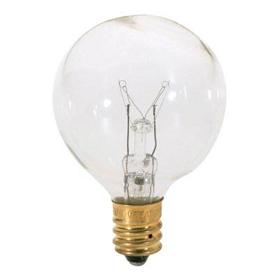 Satco E12 G12.5 25W Clear Incandescent Miniature Bulb - 1 Pack