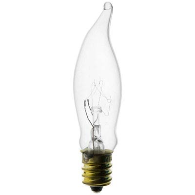 Satco 7.5 E12 CA5 Incandescent Bulb