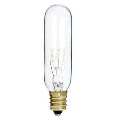 Satco 15W E12 T6 Frosted Incandescent Bulb - Main Image