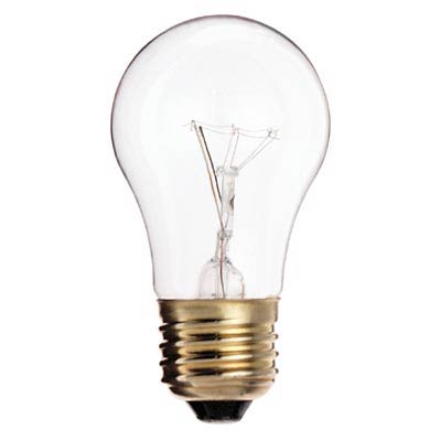 Satco 15W E26 A15 Clear Incandescent Bulb - 2 Pack