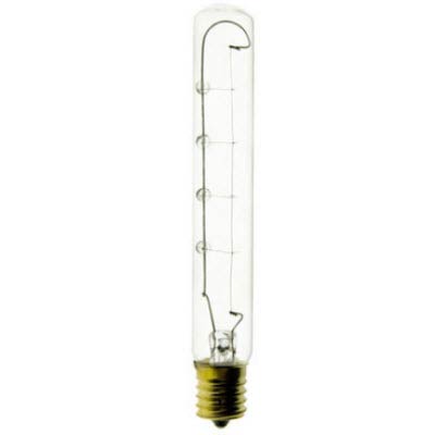 40W T6.5 Clear (Transparent) 130V Light Bulb