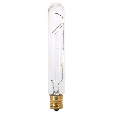 Satco 20W E17 T6.5 Clear Incandescent Bulb