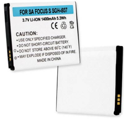 Samsung 3.7V 1650mAh Replacement Battery
