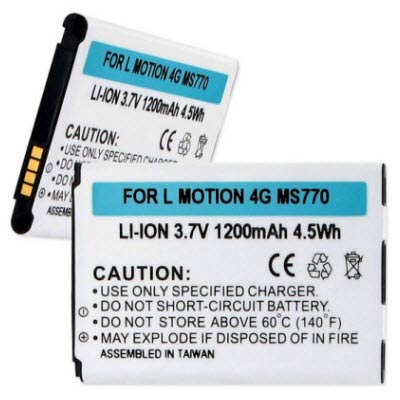 LG 3.7V 1200mAh Replacement Battery