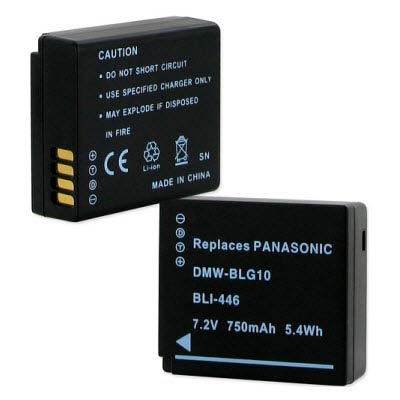 Panasonic 7.2V 750mAh Digital Camera Replacement Battery