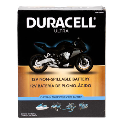 Duracell Ultra 14AH-BS 12V 220CCA AGM Powersport Battery - Main Image