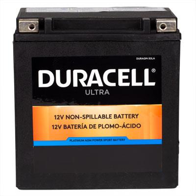 Duracell Ultra 30LA 12V 400CCA AGM Powersport Battery