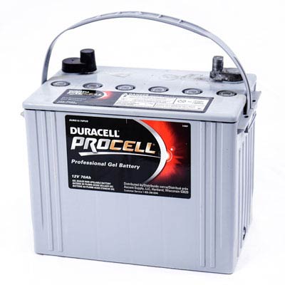 Duracell ProCell 12V 70AH GEL SLA Battery with P Terminals