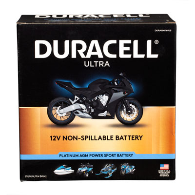 Duracell Ultra 16-B 12V 325CCA AGM Powersport Battery - Main Image