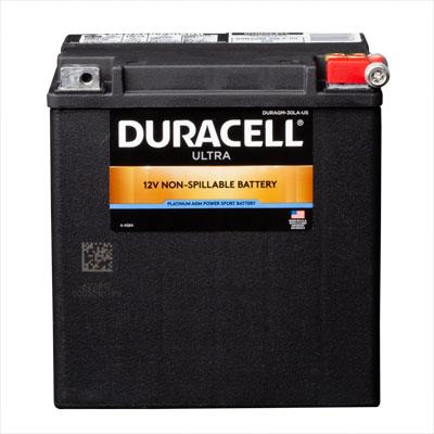 Duracell Ultra 30LA 12V 400CCA AGM Powersport Battery - CYL10020 at ...