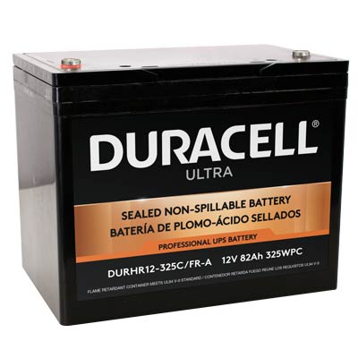 Duracell Ultra 12V 82AH AGM High Rate SLA Battery with M6, C Terminals