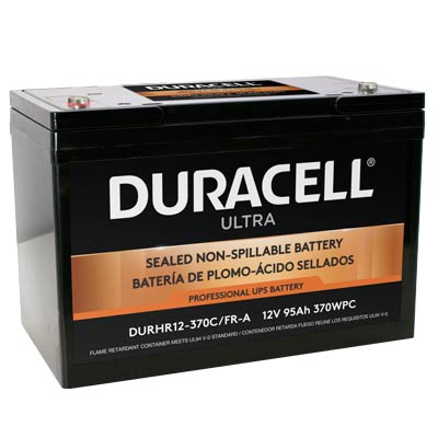 Duracell Ultra 12V 95AH AGM High Rate SLA Battery with M6, C Terminals