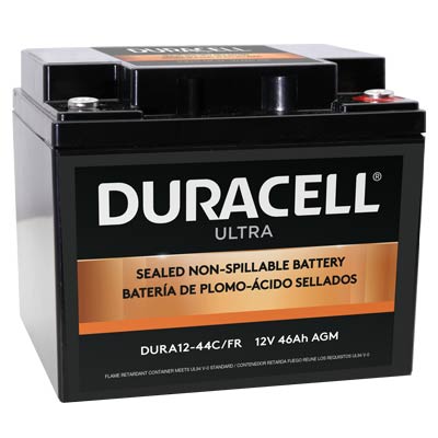 Duracell Ultra 12V 46AH General Purpose AGM SLA Battery with M6 Insert Terminals - Main Image