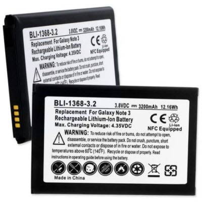 Cameron Sino 3.8V Battery for Samsung Galaxy Note 3