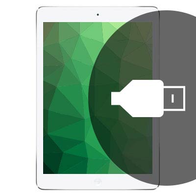 Apple iPad 6 Charge Port Repair - White