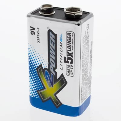 X2Power 9V 9V, 6LR61 Lithium Battery - 1 Pack