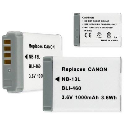 Canon 3.6V 1000mAh Digital Camera Replacement Battery - Main Image