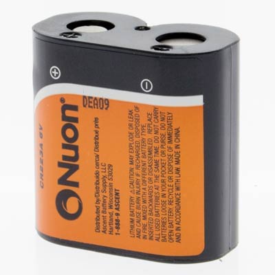 Nuon 6V 223, 223A, CR-P2 Lithium Battery - 1 Pack - Main Image