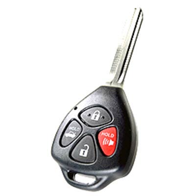 Four Button Key Fob Replacement Combo Key Remote For Toyota Vehicles - Main Image