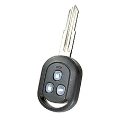 Three Button Key Fob Replacement Combo Key Remote For Chevrolet Vehicles - Main Image