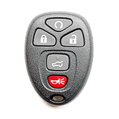 Five Button Key Fob Replacement Remote For Buick, Chevrolet, and GMC Vehicles - Main Image