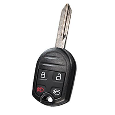 Four Button Key Fob Replacement Combo Key Remote For Ford, Lincoln, Mazda, and Mercury Vehicles - Main Image