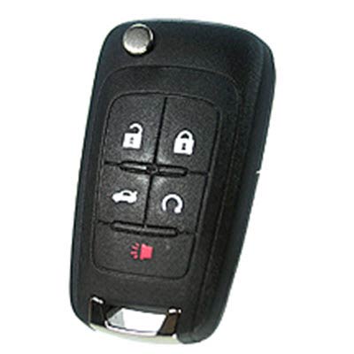 Five Button Key Fob Replacement Flip Key Remote For Chevrolet Vehicles