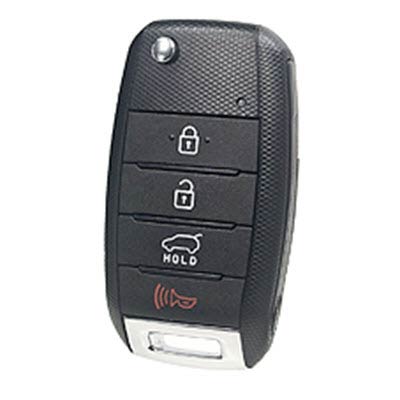 Four Button Key Fob Replacement Flip Key Remote For Kia Vehicles 