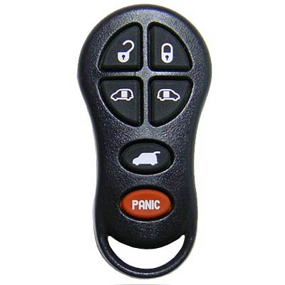 Six Button Key Fob Replacement Remote For Chrysler, Dodge, and Jeep Vehicles