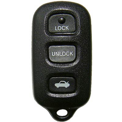 Four Button Key Fob Replacement Remote For Toyota Vehicles