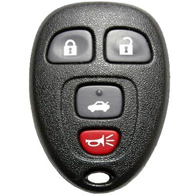 Four Button Key Fob Replacement Remote For Buick, Chevrolet, and Pontiac Vehicles - Main Image