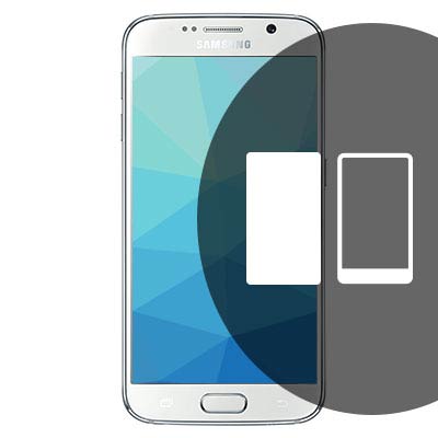 Samsung Galaxy S6 Back Glass Repair - White - Main Image