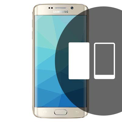 Samsung Galaxy S6 Edge Back Glass Repair - Gold - Main Image