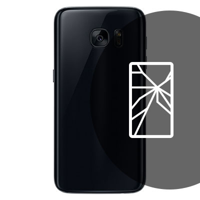 Samsung Galaxy S7 Back Glass Repair - Black - Main Image