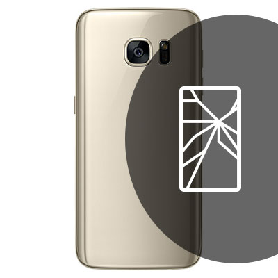 Samsung Galaxy S7 Back Glass Repair - Gold