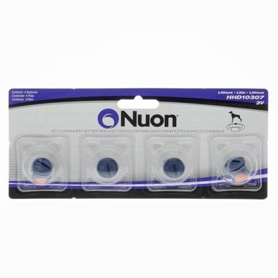 Nuon 3V Lithium Dog Collar Battery 4-Pack