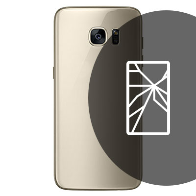 Samsung Galaxy S7 Edge Back Glass Repair - Gold - Main Image