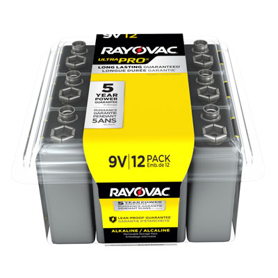 Rayovac UltraPro 9V Alkaline Battery