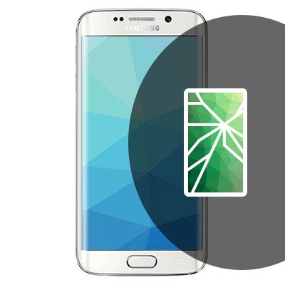 Samsung Galaxy S6 Edge Screen Repair - White (No Frame) - Main Image