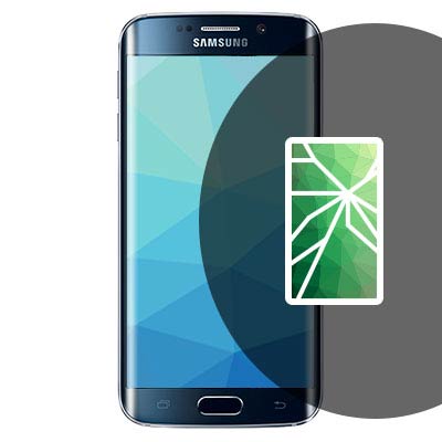 Samsung Galaxy S6 Edge Screen Repair - Black (No Frame) - Main Image
