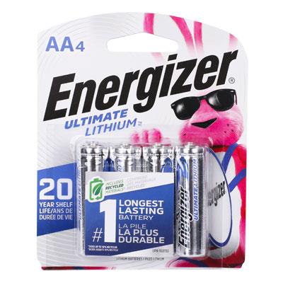 Energizer Ultimate Lithium 1.5V AA, LR6 - 4 Pack - at Plus