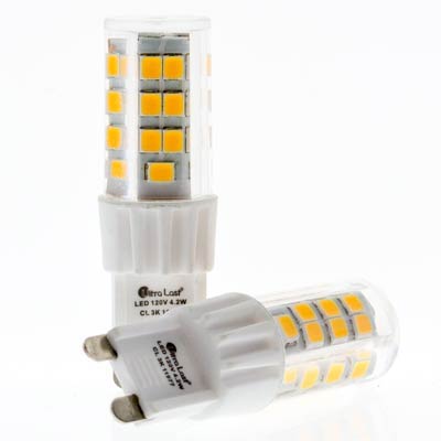 UltraLast G9 T5 3.75 W Clear LED Miniature Bulb - 2 Pack