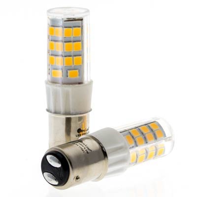 UltraLast BA15D T5 Clear LED Miniature Bulb - 2 Pack