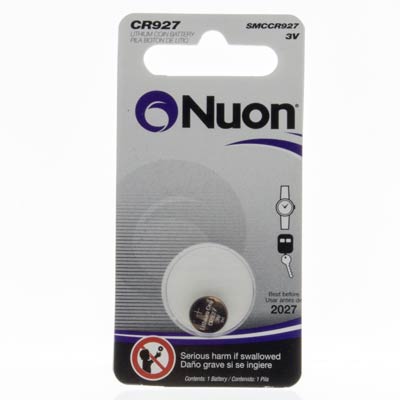 Nuon 3V 927 Lithium Coin Cell Battery - Main Image