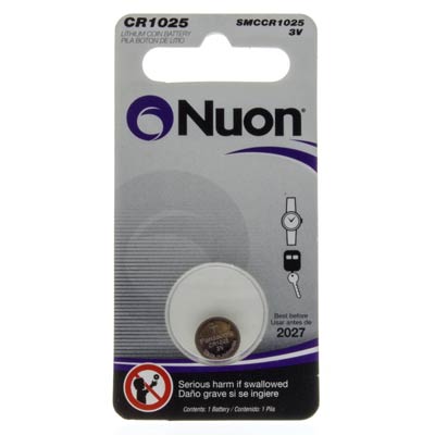 Nuon 3V 1025 Lithium Coin Cell Battery - Main Image
