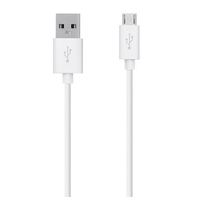 Belkin MIXITUP™ 4-Foot Micro USB ChargeSync Cable - White - Main Image