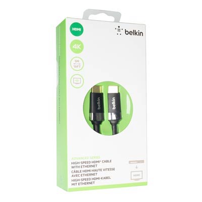 Belkin 16 foot High-Speed HDMI cable with Ethernet - Main Image